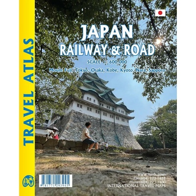 ITMB Publishing atlas Japan railway & road 1:600 t. ITM