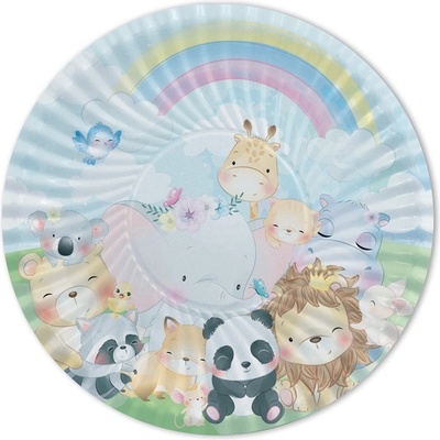 Big Party Парти Чинии "Jungle Puppies", 24см