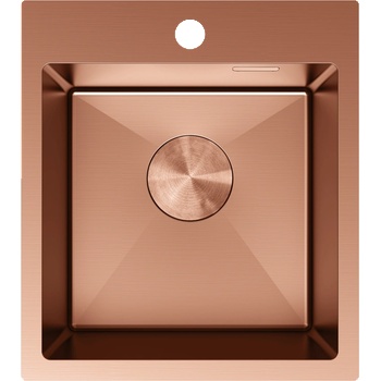 Mexen Solix стоманена мивка с една камера 400 x 450 мм, мед - 6401401000-65 (6401401000-65)