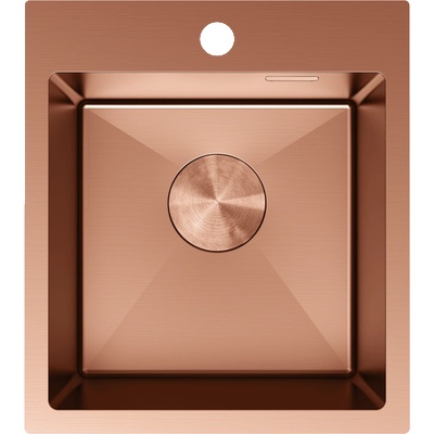 Mexen Solix стоманена мивка с една камера 400 x 450 мм, мед - 6401401000-65 (6401401000-65)