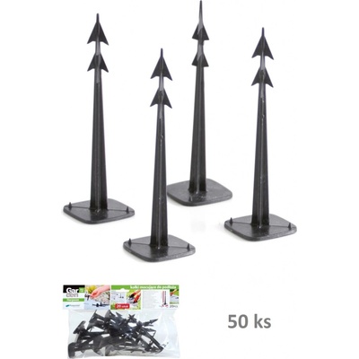 kolík kotvicí k upevnění netk. textilie plastový, 12,5cm (50ks)