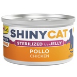 GimCat ShinyCat Jelly Sterilized Chicken парченца пилешко месо в желе 70gr