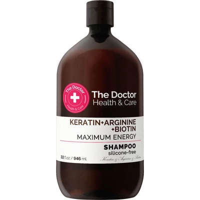 The Doctor šampón maximálna energia keratín + arginín + biotín 946 ml