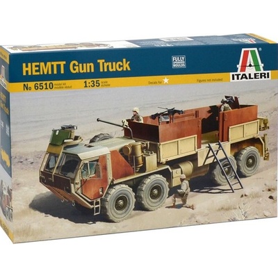 Italeri Model Kit military 6510 HEMTT Gun Truck 33-6510 1:35