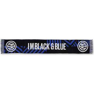 Inter Miláno zimný šál im black blue