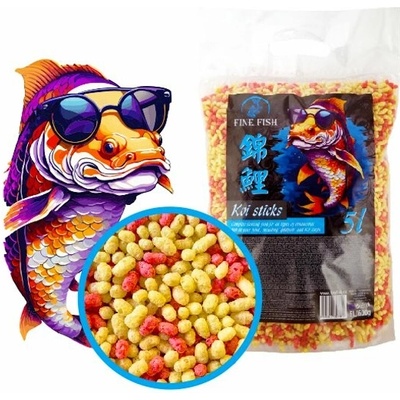 Fine Fish Koi Sticks Duo Mix 5 l, 600 g