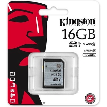 Kingston SDHC 16GB UHS-I U1 SD10VG2/16GB