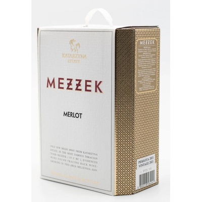 Katarzyna Estate Mezzek Bag in Box Merlot červená 2023 14,5% 3 l (karton)