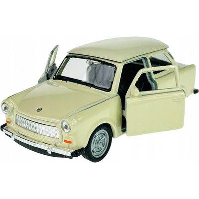 WELLY TRABANT 601 BÉŽOVÁ LEGENDY PRL NOVÝ KOVOVÝ MODEL 43654 1:34