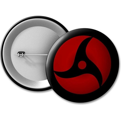 Naruto placka Mangekyo Sharingan Itachi 50 mm