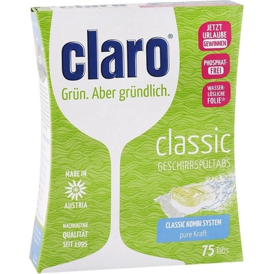 Claro Classic Tablety do myčky nádobí 75 ks 1200 g