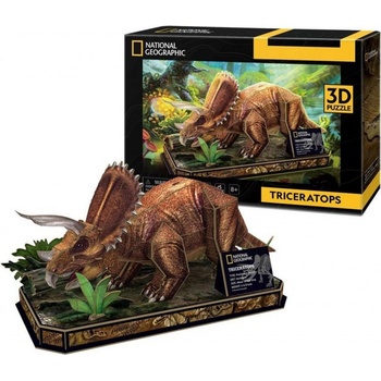 CubicFun 3D puzzle National Geographic: Triceratops 44 ks