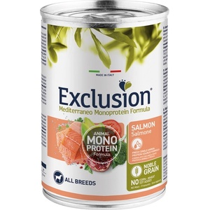 Exclusion Mediterraneo All Breeds salmon 400 g
