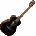 LÂG GUITARS TNBW1TE Black Електро-акустична китара