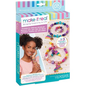 Make It Real Творчески комплект Make it Real - Гривни и талисмани с цветовете на дъгата (1204) - baby