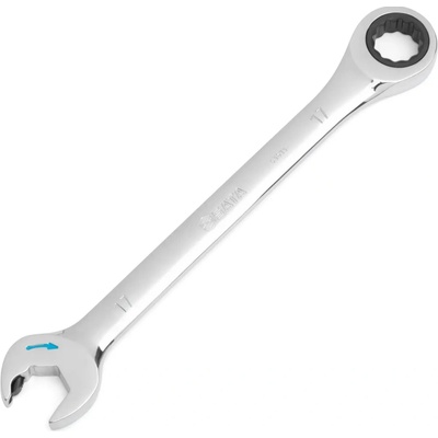 Sata Tools Očkoplochý ráčnový klíč 17 mm dvojitý ST43613