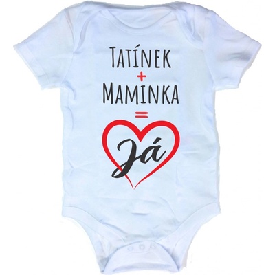 Fajntričko Dětské body Tatínek+Maminka=Já