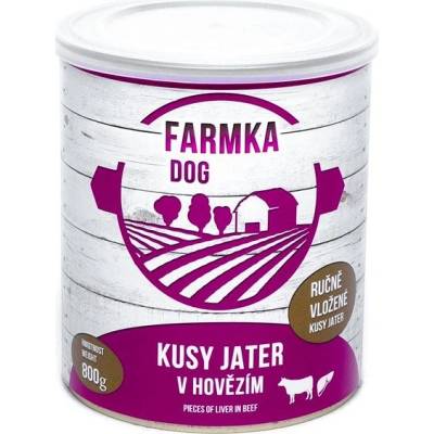 Sokol Falco Farmka Dog kusy pečene v hovädzom 800 g