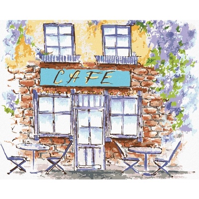 Zuty Malování podle čísel STARÁ KAVÁRNA V PROVENCE – Zbozi.Blesk.cz