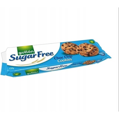 Gullón Choc chips Biscuits sušienky s kúskami čokolády, bez cukru 150 g