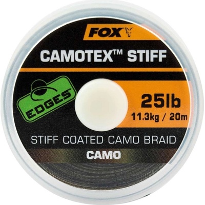 Fox šňůra Edges Camotex Stiff 20m 20lb