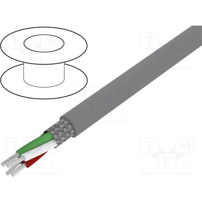 Alpha Wire 3233 SL005 Alpha Essential C&C 4x20AWG PVC tmavě šedá 600V 30,5m