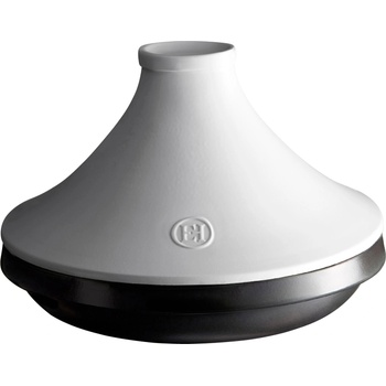 Emile Henry Керамичен тажин индукционен EMILE HENRY Delight малък - Ø27.5 - цвят черно-бяло (EH 6626-77)