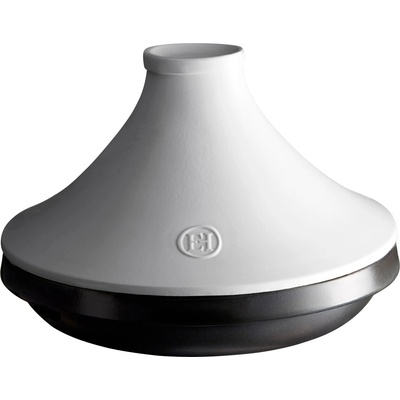 Emile Henry Керамичен тажин индукционен EMILE HENRY Delight малък - Ø27.5 - цвят черно-бяло (EH 6626-77)