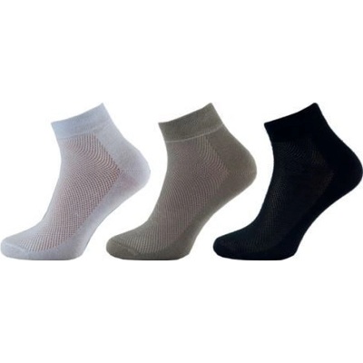 Novia dámské ponožky vyšší lem 3 páry černá