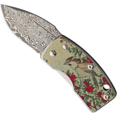 Ukimon Sakai Money Clip Damascus Bird