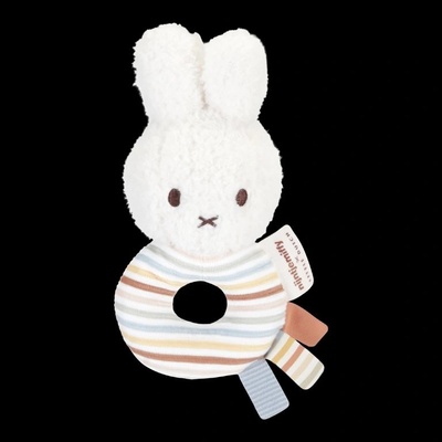 Little Dutch Chrastítko králíček Miffy Vintage Proužky