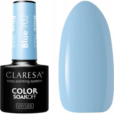 Hybridní lak barevný lak Claresa Odstíny modré Blue 702