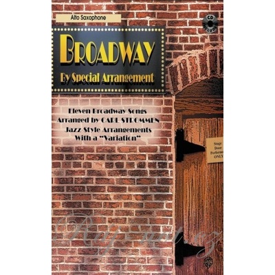 BROADWAY JAZZ ARRANGEMENTS + CD / alto saxofón