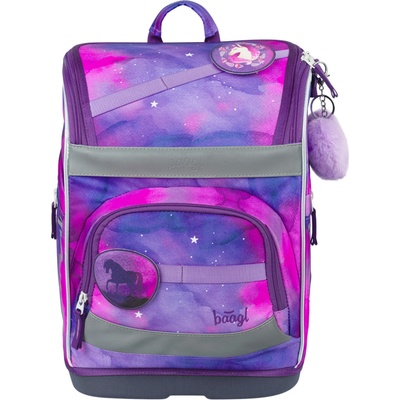 BAAGL Училищна раница Zippy плюс Кон BAAGL | Lilav | Момичешки | ЕДИН РАЗМЕР