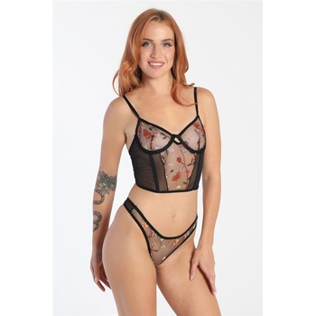 Underwear City Еротичен комплект с бродерия 6507 - Черен #367727 (367727_Черно)