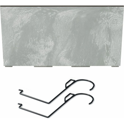 Prosperplast Truhlík s hákmi URBI CASE BETON EFFECT W betón 58cm