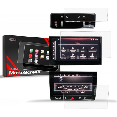 GRIZZ Protector, Ochranná fólie na display 3v1 Matte, Audi Q7, 2019- , Display 12,3"