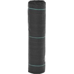 vidaXL Мембрана против плевели, черна, 0, 5x25 м, PP (4005138)