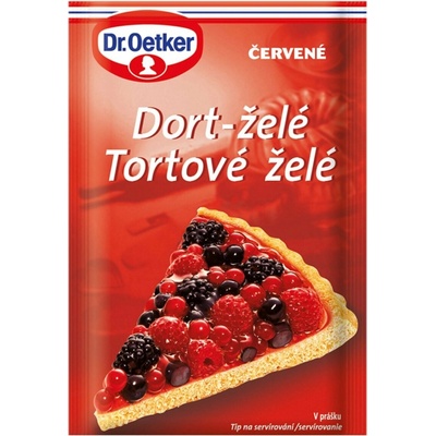 Dr. Oetker Tortové želé v prášku červené 10 g
