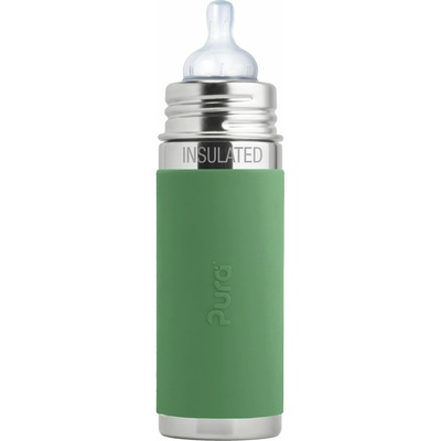 Pura termo fľaša s cumlíkom Moss 260ml