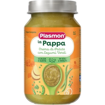 PLASMON Пюре Plasmon - Картофено пюре с грах и зелен фасул, 7+ м, 200 g (2762)
