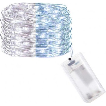 SPRINGOS LED řetěz Nano Duo 2 m 20 LED 2x AA bílá modrá CL0010