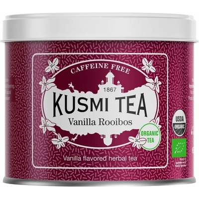 Kusmi Tea Sypaný Bio organický bylinný čaj Vanilkový Rooibos 100 g