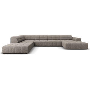 Cosmopolitan Design Тъмносив ъглов диван (ляв ъгъл/"U" форма) Chicago - Cosmopolitan Design (COS_UL_140_F1_CHICAGO6)