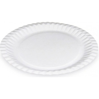 Wimex Papierový tanier biely O23cm RECY