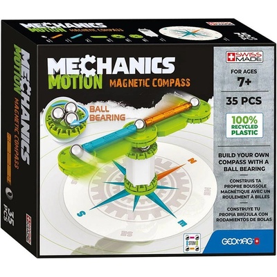 Geomag Магнитен конструктор Geomag Mechanics Gravity Компас, 35 части