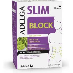 dietmed Аделгаслим Блок -за теглото, метаболизма, усвояването на мазнини и въглехидрати, 60 капсули