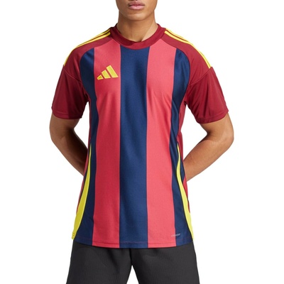 adidas Striped 24 dres IW2149 team navy modrá team coll vínová team žlutá