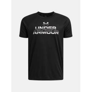 Under Armour UA Tech Split Wordmark SS Тениска за момчета Under Armour | Cheren | Момчешки | 128/134