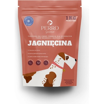 PERRO Gourmet Cold-pressed jehněčí 1 kg